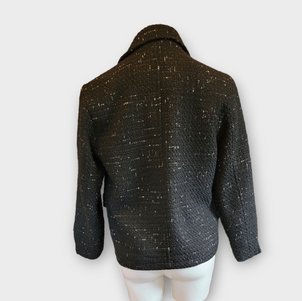 House of Harlow 1960 Black Tweed Jacket - Picture 4 of 7